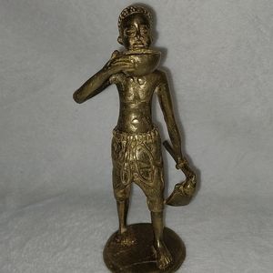 Vintage one of a kind brass boy